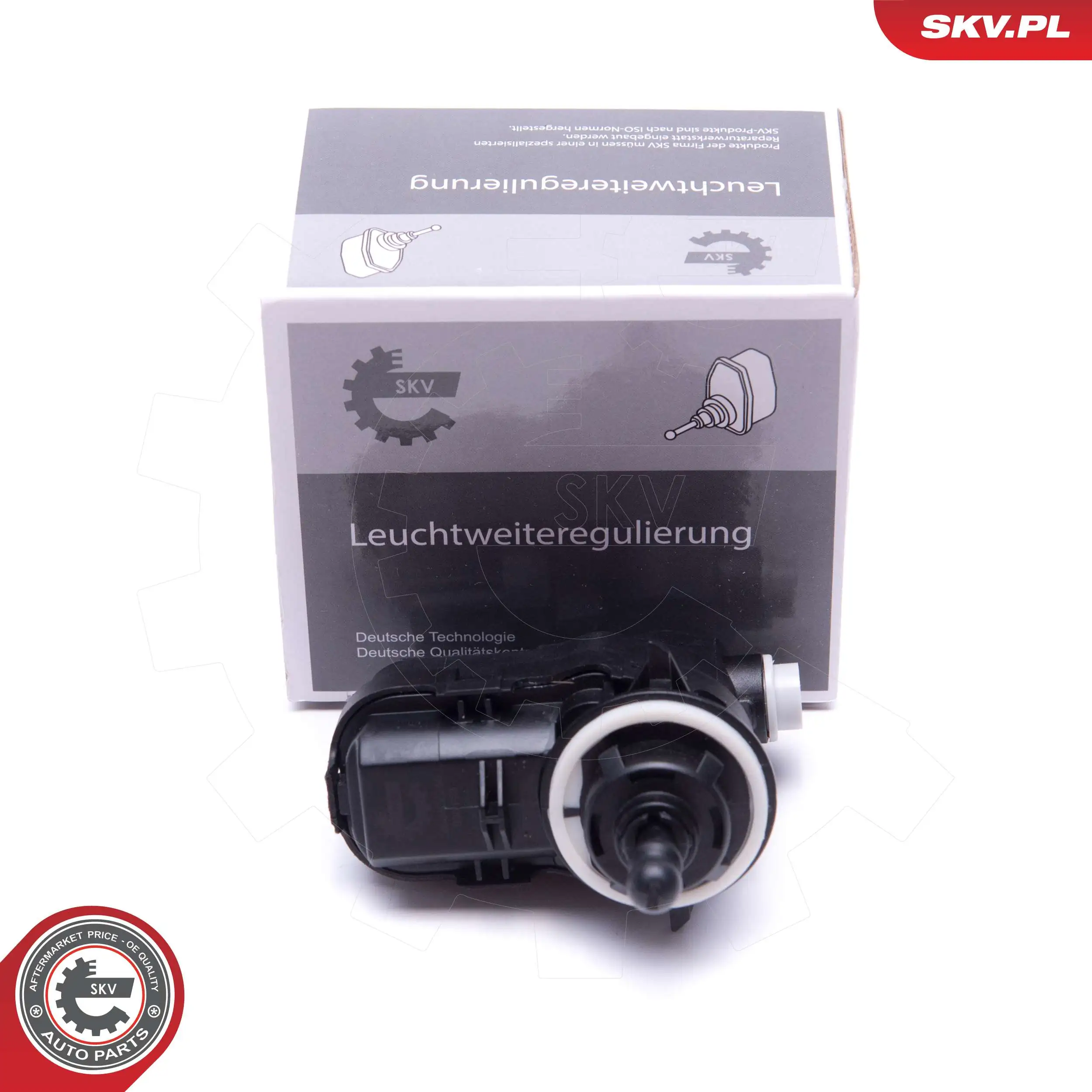 Actuator, headlight levelling